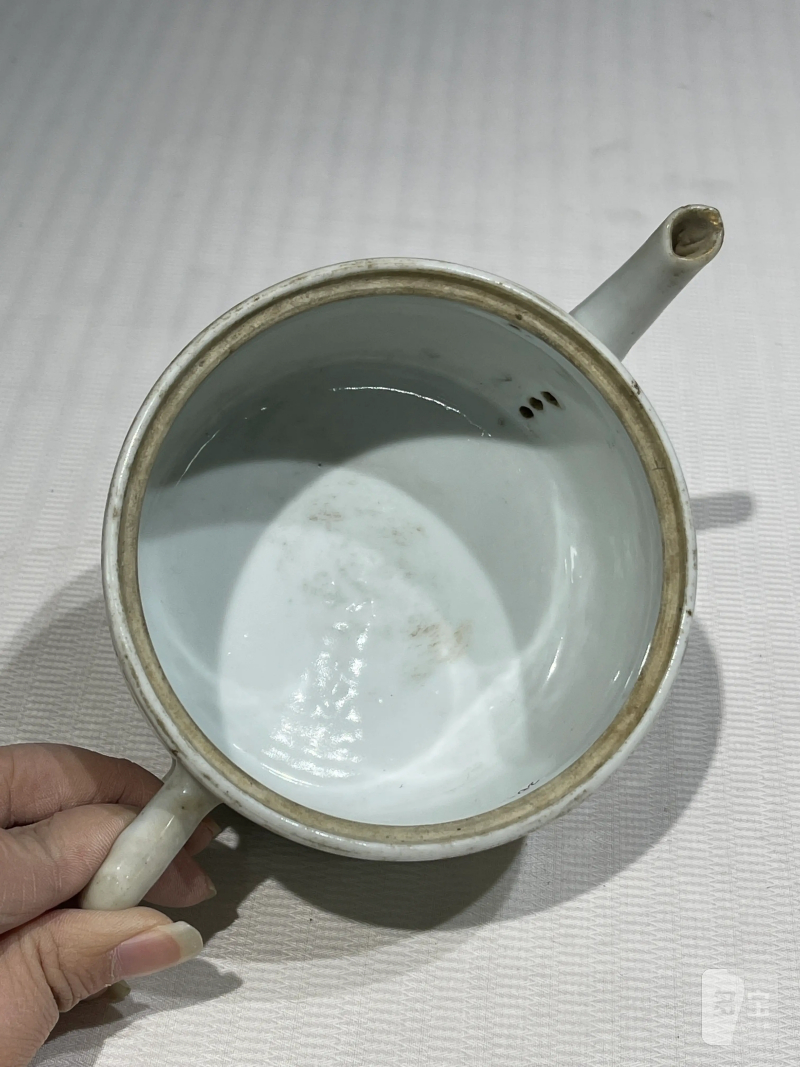 清代 粉彩茶壶一组十二件 - 图81